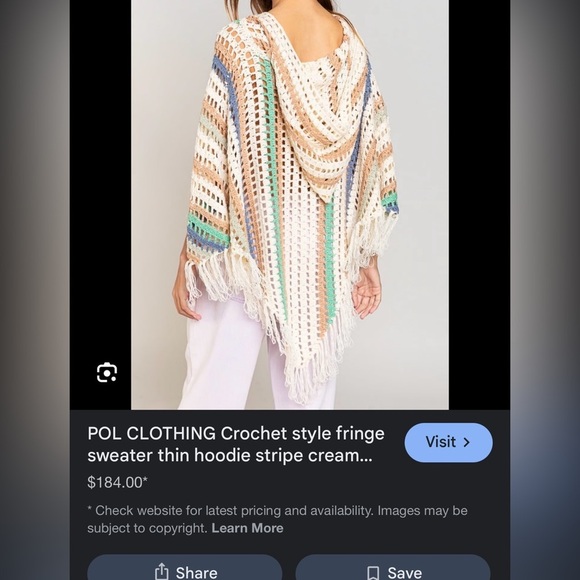 POL Ivory Crochet Knitwear - Picture 5 of 7